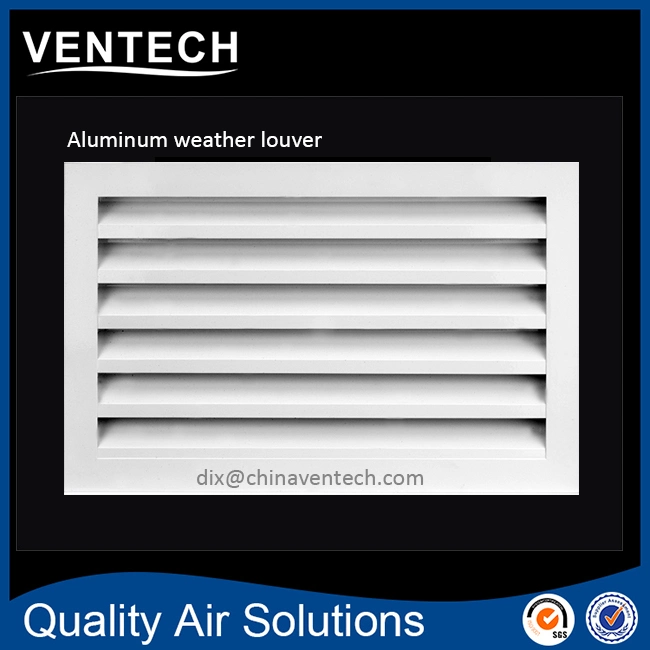 HVAC External Air Grille Louver Exhaust Air Weather Air Outlet Louver Vent