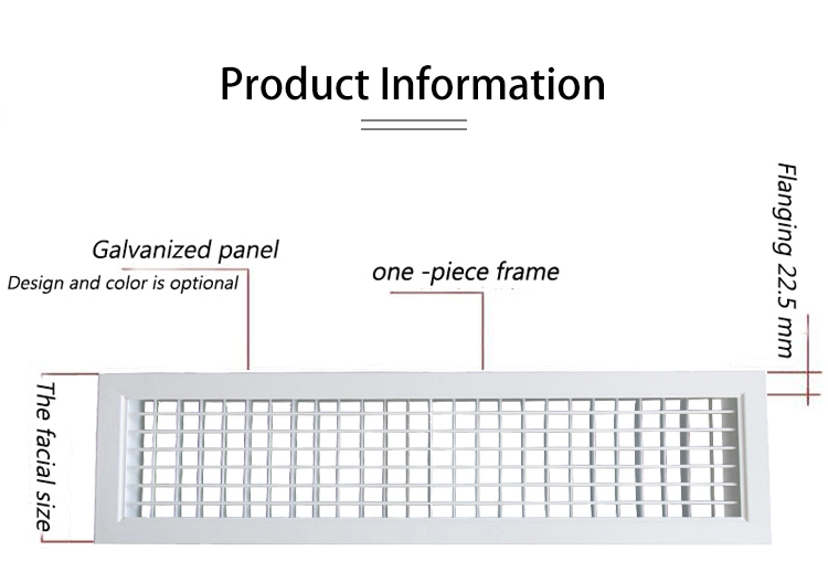 ABS Central Air Conditioning Outlet Air Inlet Door Hinged Mesh Return Air Outlet Vent