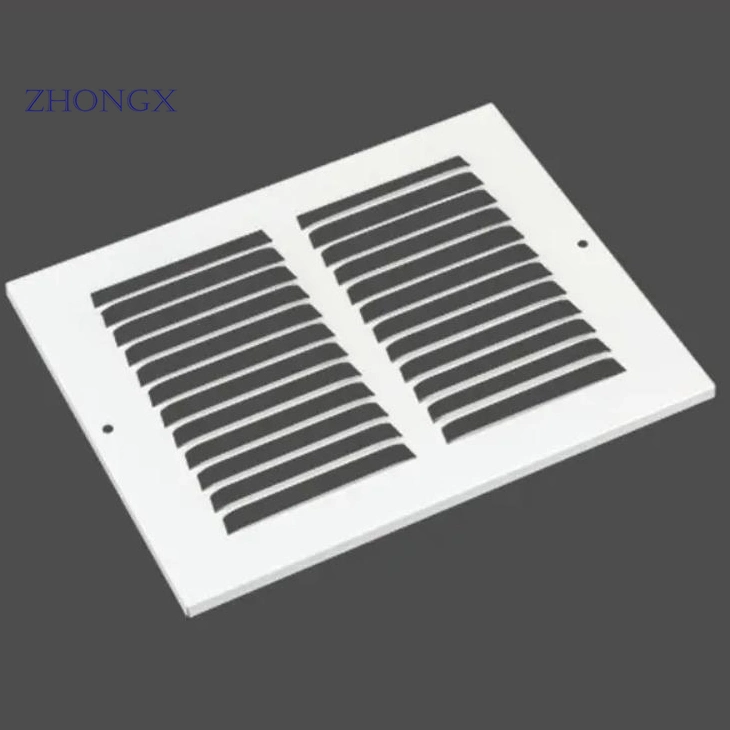 Two Way of White Metal Air Conditioning Vents