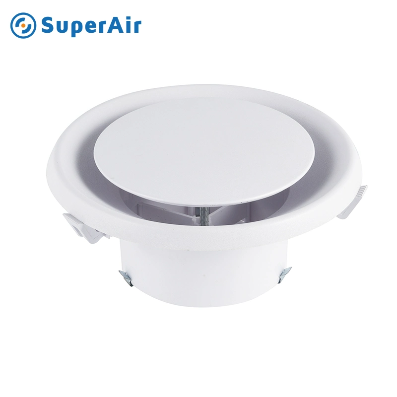 Super Selling Stainless Steel Circular Ceiling Air Valve Disc Vent 4&quot; 100mm, 5&quot; 125mm, 6&quot; 150mm, and 8&quot; 200mm